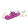 Vibrador con 2 motores y estimulador clitorial